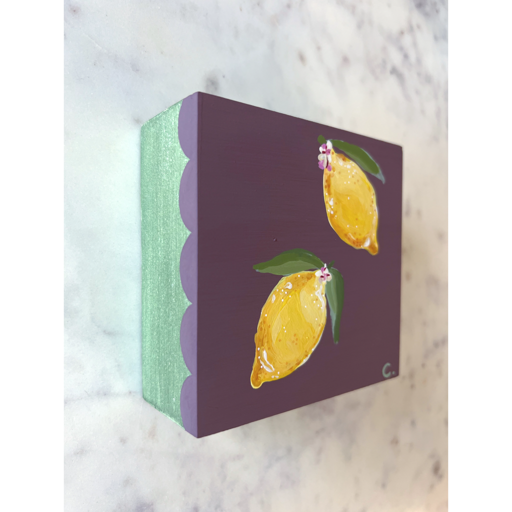 Winter Mini Lemons in Plum Purple