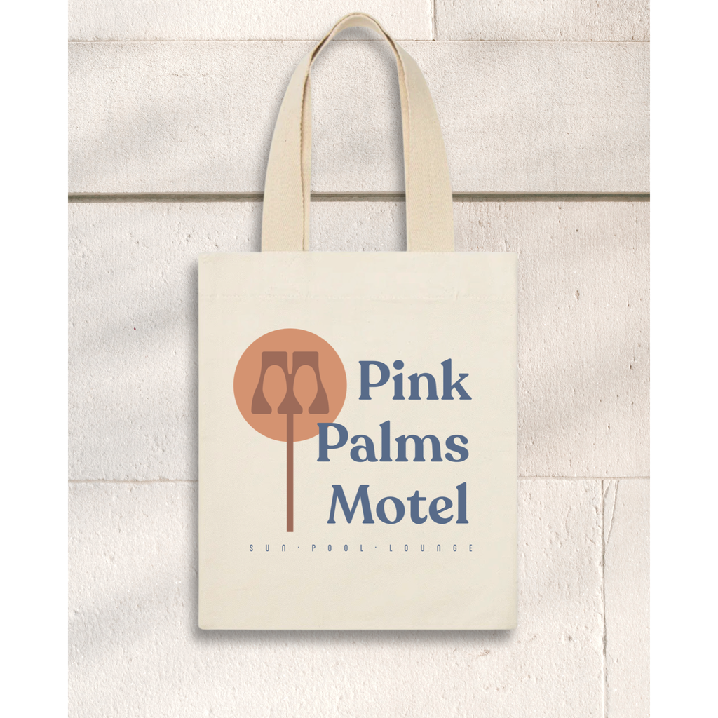 Pink Palms Market Bag